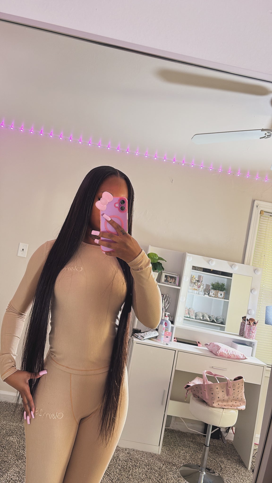 Tan Long Sleeve/Leggings